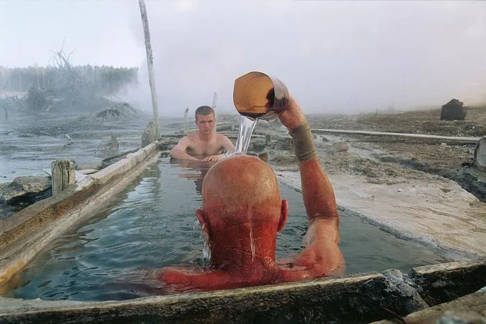 South Kuril Islands. The thermal spring